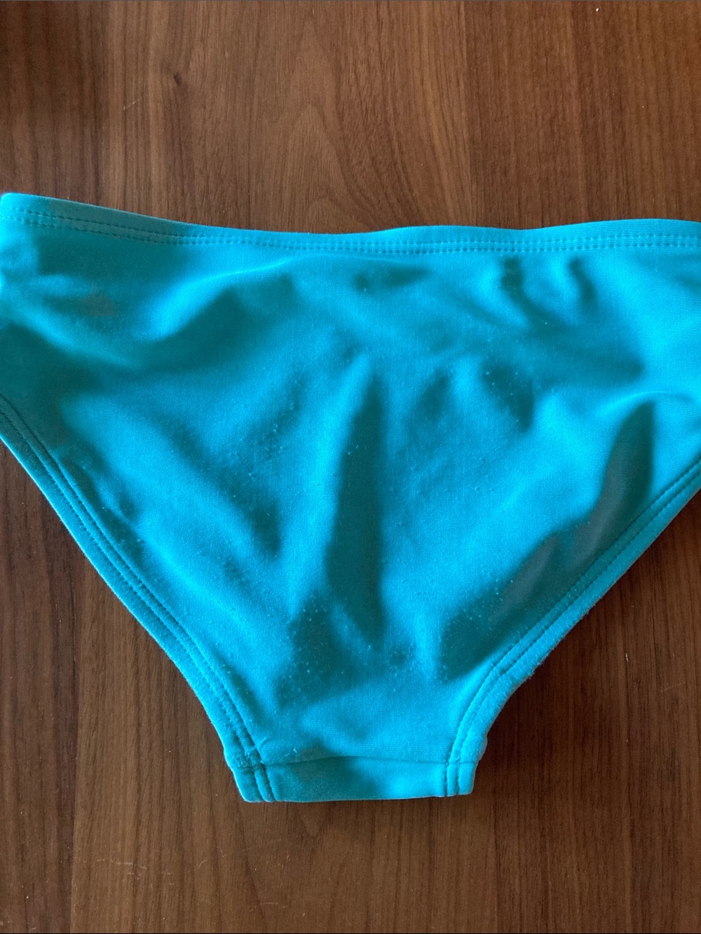 2 Tea Collection Bikini Bottoms - Turquoise & Teal Ruffle - Picture 2 of 3
